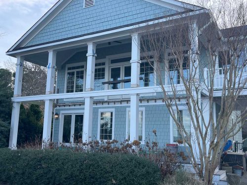 Deltaville 2nd Story Porch Remodel